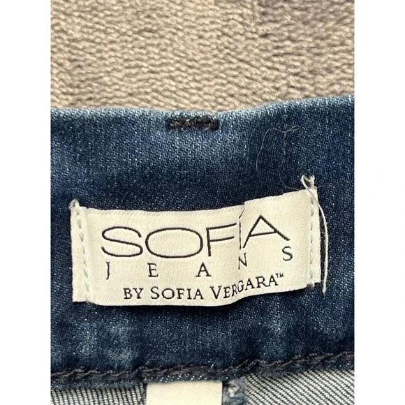 Sofia Vergara Jeans Womens 6 Blue Denim Cotton Medium Wash Slim Fit Skinny Leg - Picture 7 of 15